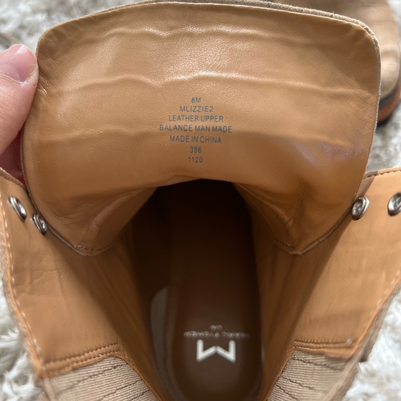 MARC FISHER IZZIE LUGSOLE ANKLE BOOTS - Picture 5 of 6